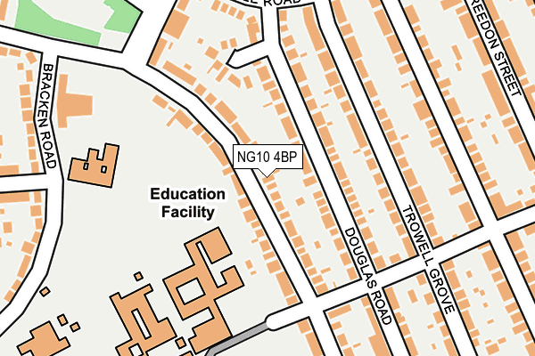 NG10 4BP map - OS OpenMap – Local (Ordnance Survey)