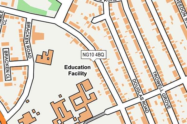 NG10 4BQ map - OS OpenMap – Local (Ordnance Survey)