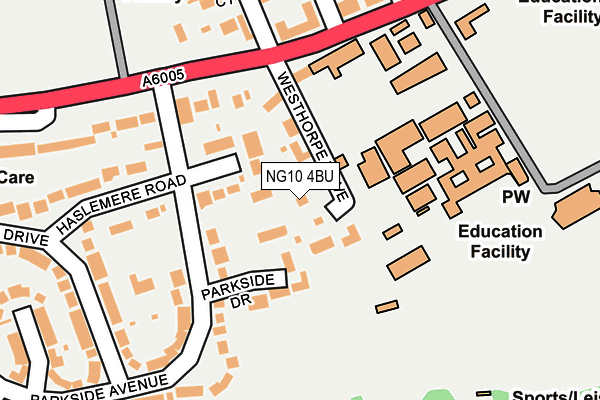 NG10 4BU map - OS OpenMap – Local (Ordnance Survey)