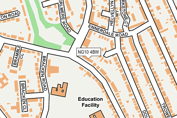 NG10 4BW map - OS OpenMap – Local (Ordnance Survey)