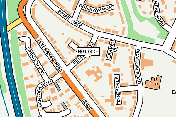 NG10 4DE map - OS OpenMap – Local (Ordnance Survey)