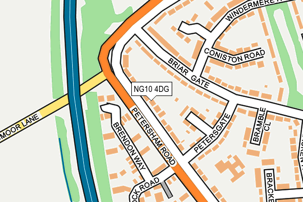 NG10 4DG map - OS OpenMap – Local (Ordnance Survey)