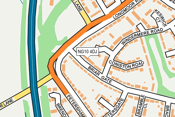 NG10 4DJ map - OS OpenMap – Local (Ordnance Survey)