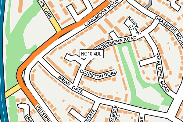 NG10 4DL map - OS OpenMap – Local (Ordnance Survey)