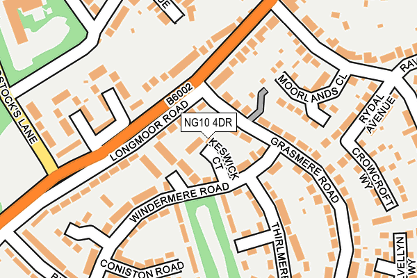 NG10 4DR map - OS OpenMap – Local (Ordnance Survey)