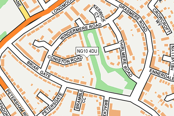 NG10 4DU map - OS OpenMap – Local (Ordnance Survey)