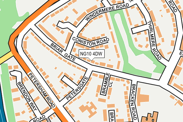 NG10 4DW map - OS OpenMap – Local (Ordnance Survey)