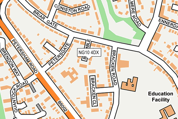 NG10 4DX map - OS OpenMap – Local (Ordnance Survey)
