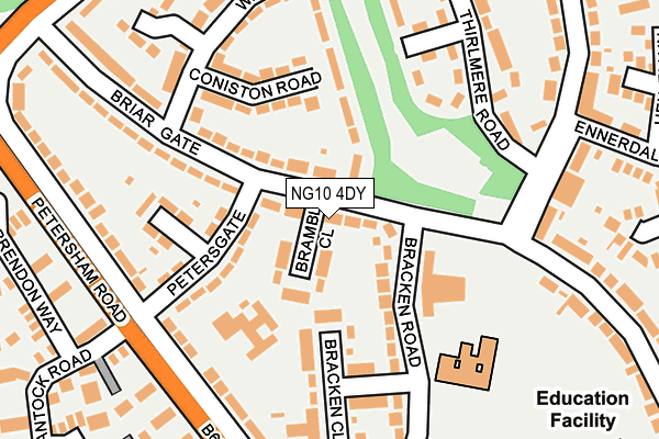 NG10 4DY map - OS OpenMap – Local (Ordnance Survey)