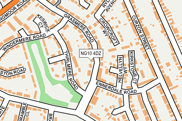 NG10 4DZ map - OS OpenMap – Local (Ordnance Survey)