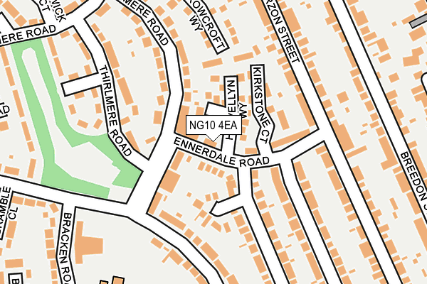 NG10 4EA map - OS OpenMap – Local (Ordnance Survey)