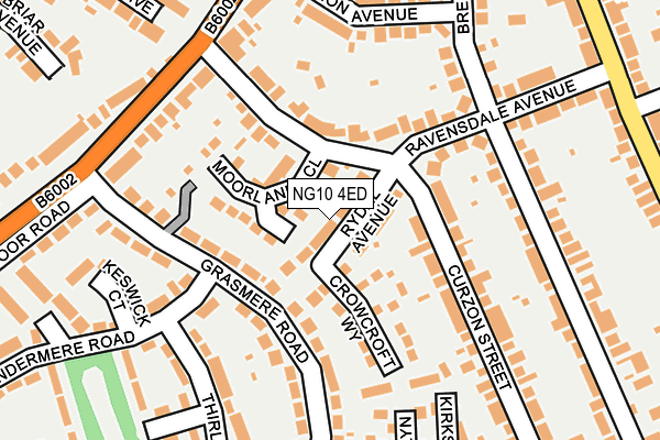 NG10 4ED map - OS OpenMap – Local (Ordnance Survey)