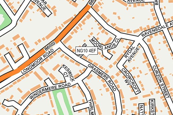 NG10 4EF map - OS OpenMap – Local (Ordnance Survey)