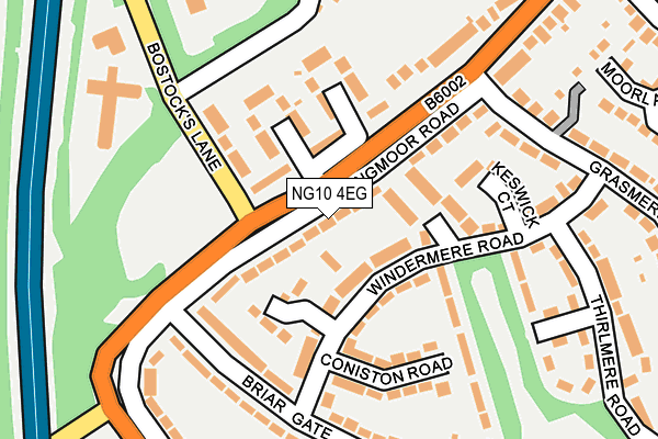 NG10 4EG map - OS OpenMap – Local (Ordnance Survey)