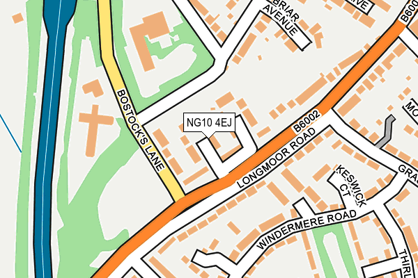 NG10 4EJ map - OS OpenMap – Local (Ordnance Survey)