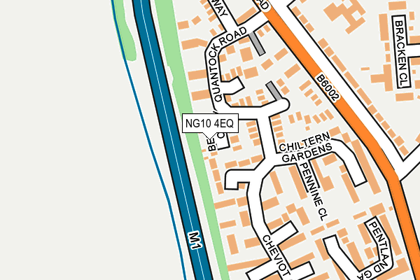 NG10 4EQ map - OS OpenMap – Local (Ordnance Survey)