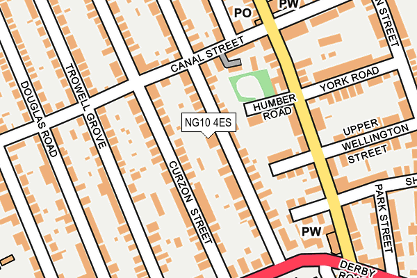 NG10 4ES map - OS OpenMap – Local (Ordnance Survey)