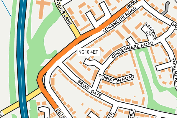 NG10 4ET map - OS OpenMap – Local (Ordnance Survey)