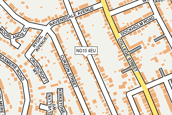 NG10 4EU map - OS OpenMap – Local (Ordnance Survey)