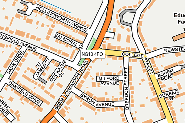NG10 4FQ map - OS OpenMap – Local (Ordnance Survey)