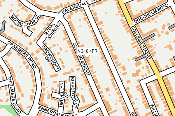 NG10 4FR map - OS OpenMap – Local (Ordnance Survey)