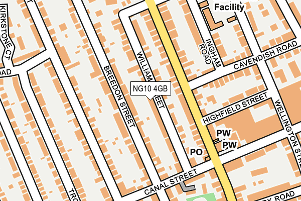 NG10 4GB map - OS OpenMap – Local (Ordnance Survey)
