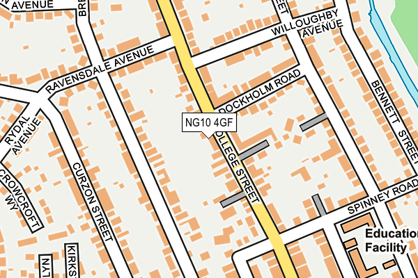 NG10 4GF map - OS OpenMap – Local (Ordnance Survey)