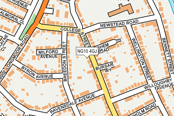 NG10 4GJ map - OS OpenMap – Local (Ordnance Survey)