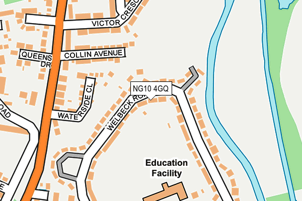 NG10 4GQ map - OS OpenMap – Local (Ordnance Survey)