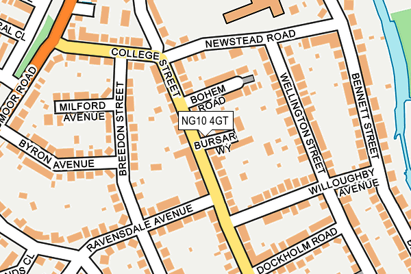 NG10 4GT map - OS OpenMap – Local (Ordnance Survey)