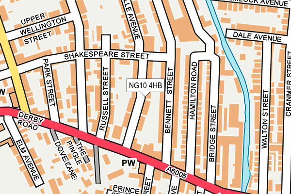 NG10 4HB map - OS OpenMap – Local (Ordnance Survey)