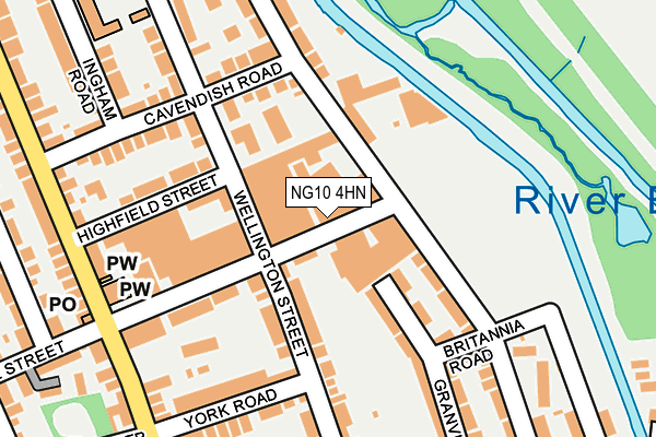 NG10 4HN map - OS OpenMap – Local (Ordnance Survey)