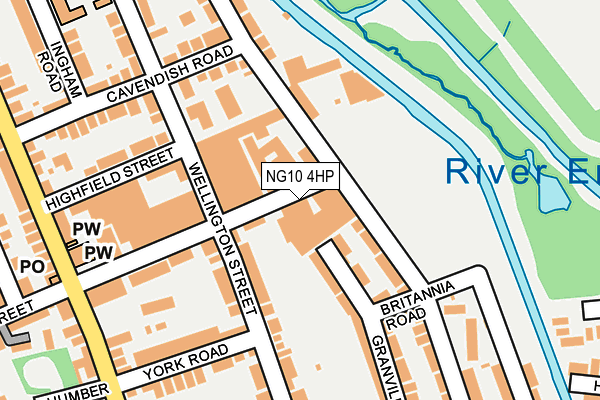 NG10 4HP map - OS OpenMap – Local (Ordnance Survey)