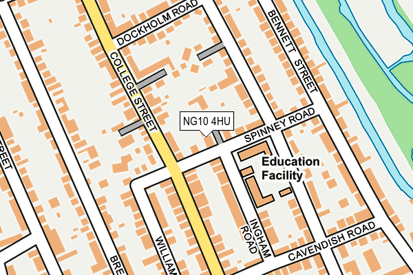 NG10 4HU map - OS OpenMap – Local (Ordnance Survey)