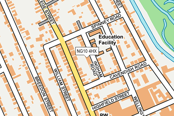 NG10 4HX map - OS OpenMap – Local (Ordnance Survey)