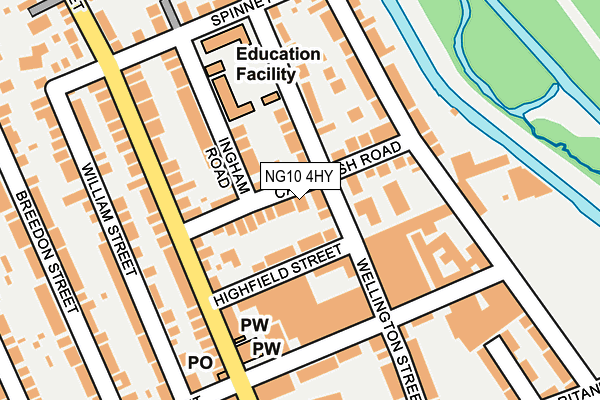 NG10 4HY map - OS OpenMap – Local (Ordnance Survey)