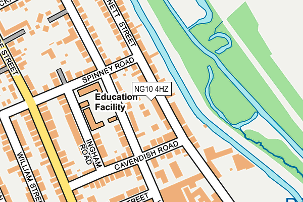 NG10 4HZ map - OS OpenMap – Local (Ordnance Survey)