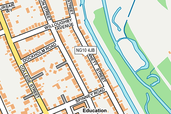 NG10 4JB map - OS OpenMap – Local (Ordnance Survey)