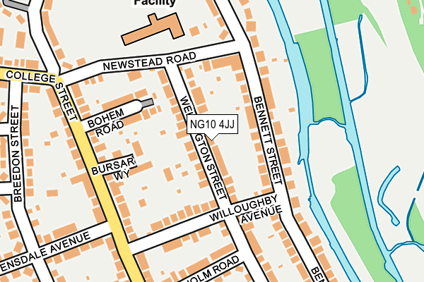 NG10 4JJ map - OS OpenMap – Local (Ordnance Survey)