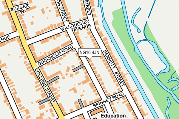 NG10 4JN map - OS OpenMap – Local (Ordnance Survey)