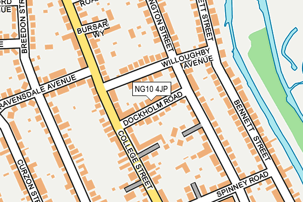 NG10 4JP map - OS OpenMap – Local (Ordnance Survey)