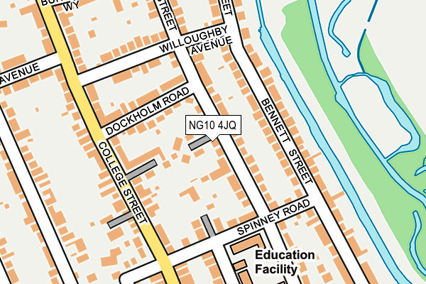 NG10 4JQ map - OS OpenMap – Local (Ordnance Survey)