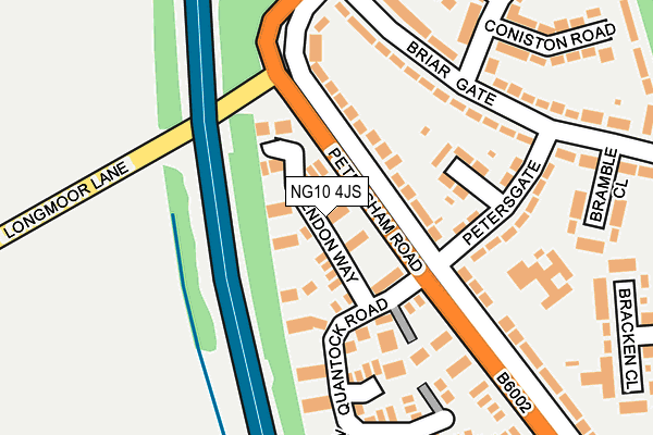 NG10 4JS map - OS OpenMap – Local (Ordnance Survey)