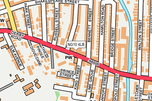 NG10 4LB map - OS OpenMap – Local (Ordnance Survey)