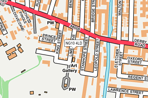 NG10 4LD map - OS OpenMap – Local (Ordnance Survey)