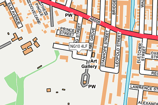 NG10 4LF map - OS OpenMap – Local (Ordnance Survey)
