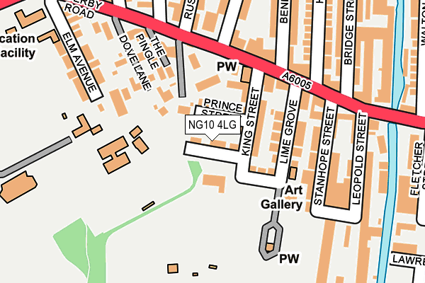NG10 4LG map - OS OpenMap – Local (Ordnance Survey)