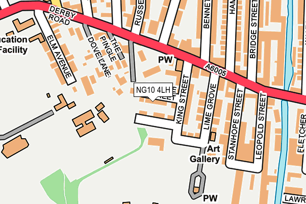 NG10 4LH map - OS OpenMap – Local (Ordnance Survey)