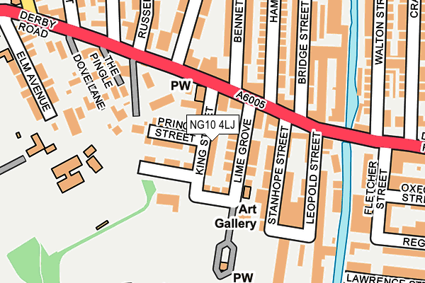 NG10 4LJ map - OS OpenMap – Local (Ordnance Survey)