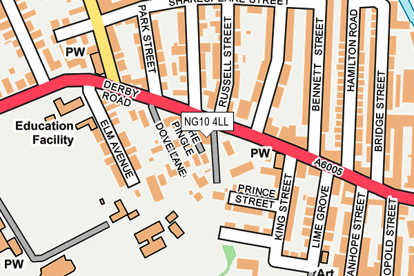 NG10 4LL map - OS OpenMap – Local (Ordnance Survey)